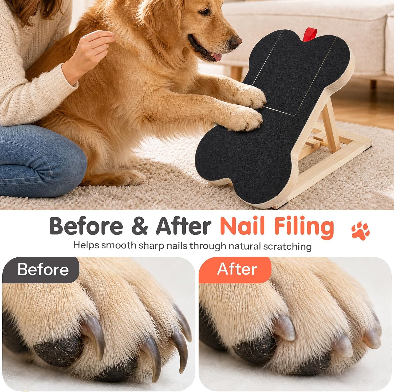 Viral Dog Nail Board Scratcher