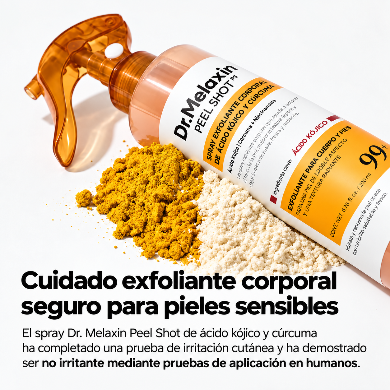 Viral Spray Exfoliante Corporal para Manchas y Piel Áspera